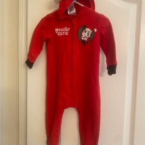 Disney Red Holiday Cutie Kids One Piece